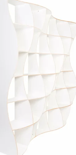 Bibliothèque en bois de bouleau blanc 246 x 246 cm Dune - Jaanus Orgusaar