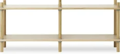 Bibliothèque en bois de chêne 2 étages Jam Oak/grey - Normann Copenhagen