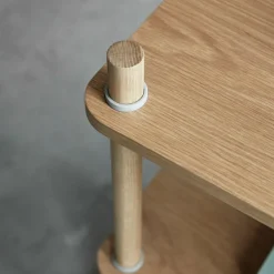 Bibliothèque en bois de chêne 3 étages Jam Oak/grey - Normann Copenhagen