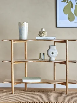 Bibliothèque en bois de manguier naturel L110xH80xW30 cm Rivoli - Bloomingville
