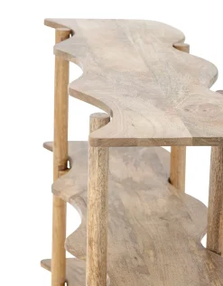 Bibliothèque en bois de manguier naturel L110xH80xW30 cm Rivoli - Bloomingville