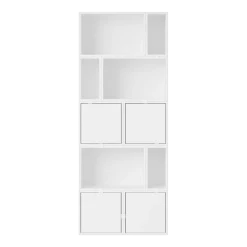 Bibliothèque en bois mdf blanc 87x218cm - Muuto