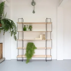 Bibliothèque en bois Pauline - Compagnie