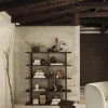 Bibliothèque en chêne naturel laqué teinté foncé 122,5x141cm Kona - Ferm Living