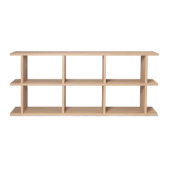 Bibliothèque en chêne naturel laqué 170x72cm Kona - Ferm Living