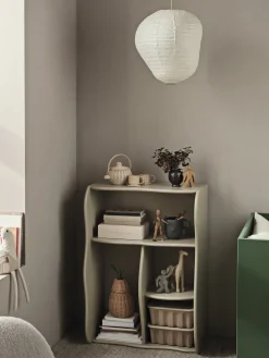 Bibliothèque en mdf cachemire 95cm Slope - Ferm living