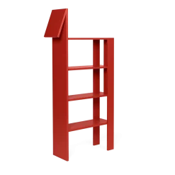 Bibliothèque en mdf rouge Giraphe - Ferm living