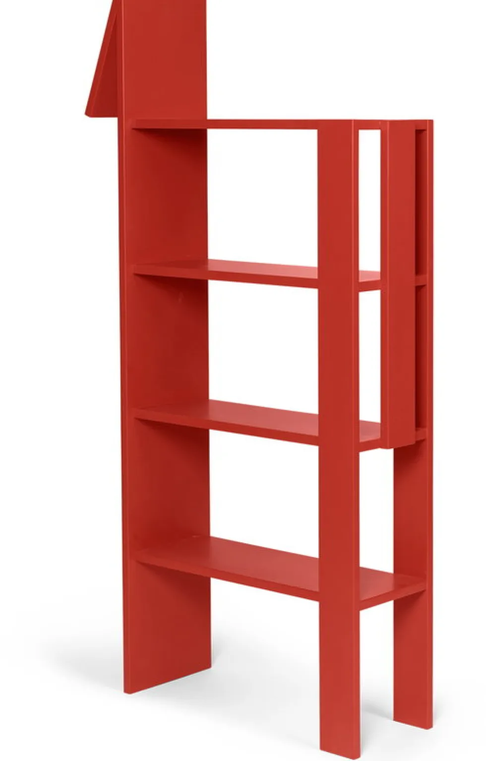 Bibliothèque en mdf rouge Giraphe - Ferm living