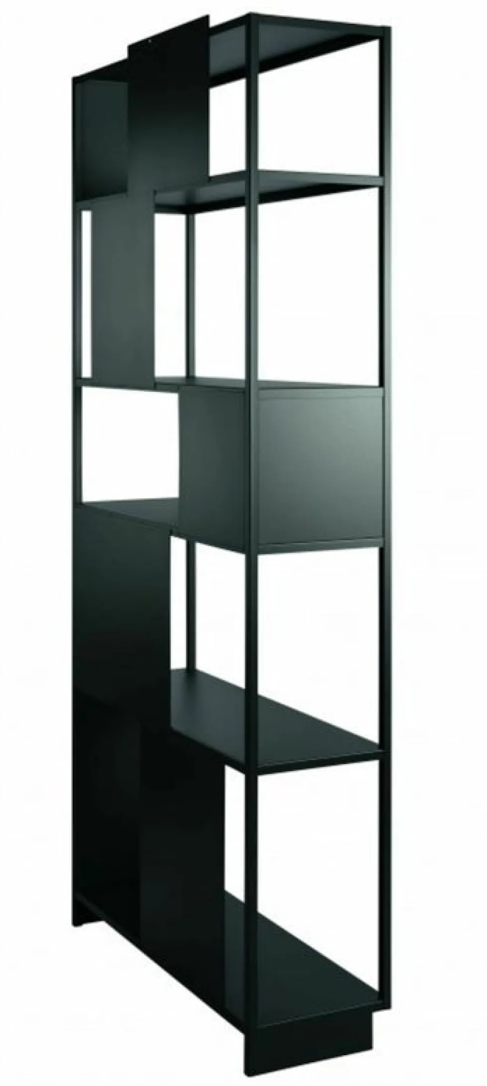 Bibliothèque en métal noir 120 cm Arlequin - Resistub