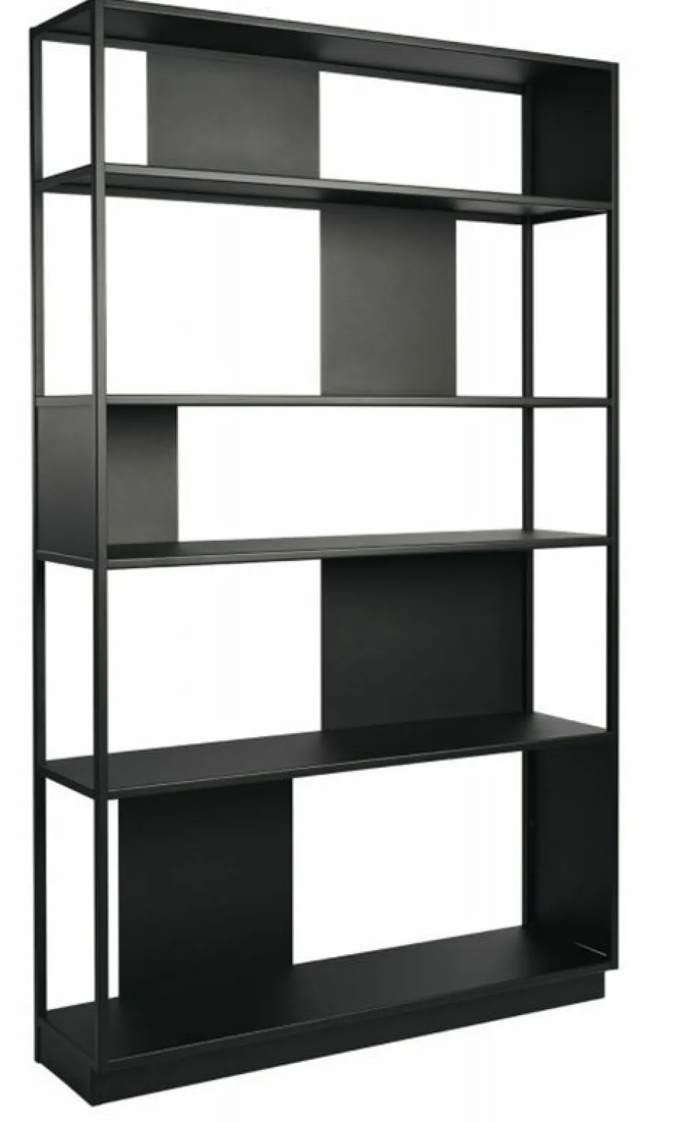 Bibliothèque en métal noir 120 cm Arlequin - Resistub