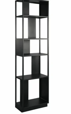 Bibliothèque en métal noir 55 cm Arlequin - Resistub