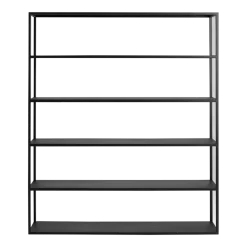 Bibliothèque en métal noir 150x180cm Hyller - Custom form