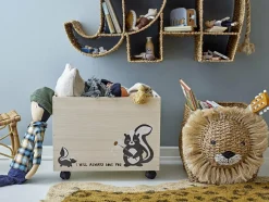 Bibliothèque éléphant en fibres naturelles Elmar - Bloomingville Mini