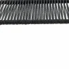 Boel Chaise Longue Avec Tabouret Noir Métal - Bloomingville
