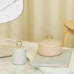 Boite en acier gris clair S Ring gris clair - Normann Copenhagen