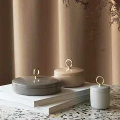 Boite en acier sable M Ring Sand - Normann Copenhagen