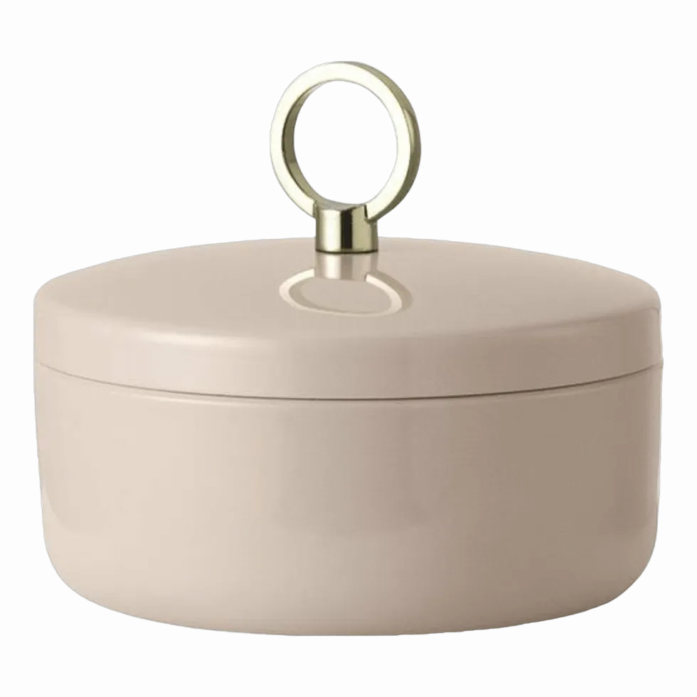 Boite en acier sable M Ring Sand - Normann Copenhagen