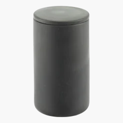 Boite ronde avec couvercle en porcelaine gris foncé Cose - Serax