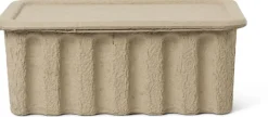 2 Boites de rangement M avec couvercle Paper Pulp - Ferm Living