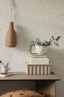 2 Boites de rangement M avec couvercle Paper Pulp - Ferm Living
