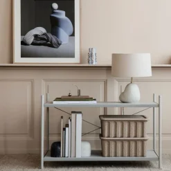 2 Boites de rangement M avec couvercle Paper Pulp - Ferm Living