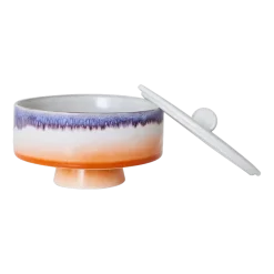 Bol à bonbons en céramique mauve Vaisselle 70's - HKliving