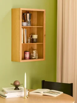 Bol en verre Bonbon vert/brun moyen - Hübsch