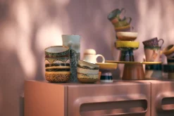 4 Bols à dessert en grès 12,5x6cm Harbour - HKLIVING