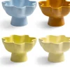 4 Bols en porcelaine coloré 11x7cm Sun - &Klevering