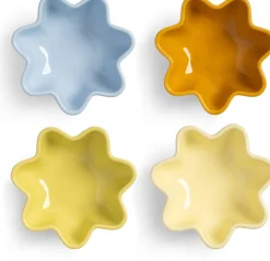 4 Bols en porcelaine coloré 11x7cm Sun - &Klevering