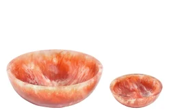 2 bols en résine rubis et crème Rih - Versmissen