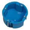 Boîtier d'encastrement standard prise 1G plastique bleu 6,8 cm - Buster+Punch
