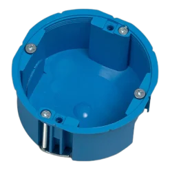 Boîtier d'encastrement standard prise 1G plastique bleu 6,8 cm - Buster+Punch