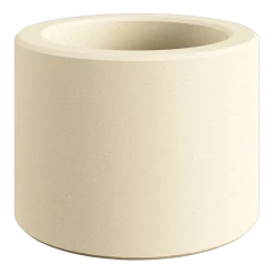 Bougeoir 1 bougie en acier beige cashew 3x2,2cm Noa - Metallbude