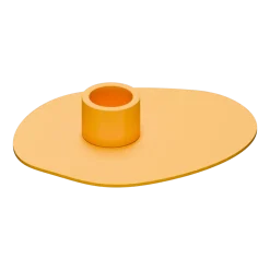 Bougeoir 1 bougie en acier mango lassi 3cm Noa - Metallbude