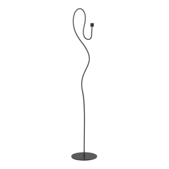 Bougeoir de sol en fer poudré noir 113,7cm Valse - Ferm Living