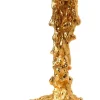 Bougeoir doré 25 cm Drip - Pols Potten