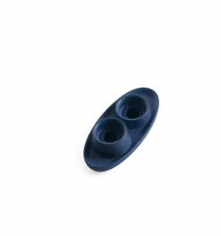 Bougeoir double bleu marine Aye Aye! - Emko