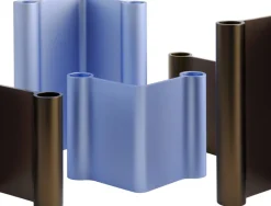 Bougeoir en aluminum bleu clair 10x11cm Pair - Muuto