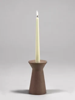 Bougeoir en grès rouge brique 16,5cm Marie-Ann - Serax