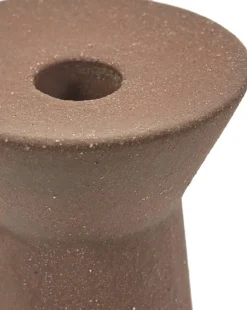 Bougeoir en grès rouge brique 16,5cm Marie-Ann - Serax