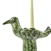 Bougeoir en grès vert 33x27,5x27,5cm Cosas Lindas - Serax