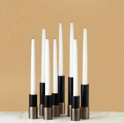 Bougeoir en laiton antique 20 cm Candlestick - Gubi