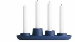 Bougeoir quadruple bleu marine Aye Aye! - Emko