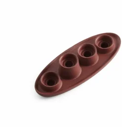 Bougeoir quadruple Bordeaux Aye Aye! - Emko