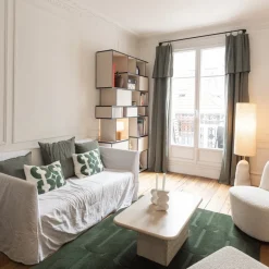 2 Bougeoirs en céramique blanc crème Ganache - Cosin Paris