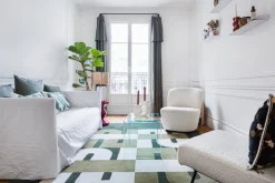 2 Bougeoirs en céramique blanc crème Ganache - Cosin Paris