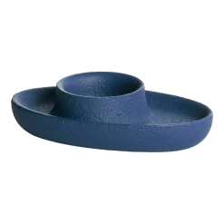 Bougeoir simple bleu marine Aye Aye! - Emko