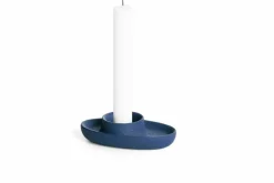 Bougeoir simple bleu marine Aye Aye! - Emko
