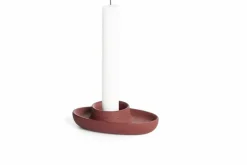 Bougeoir simple Bordeaux Aye Aye! - Emko